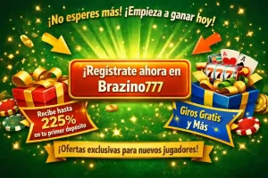 Regístrate en Brazino777 y recibe bonos exclusivos